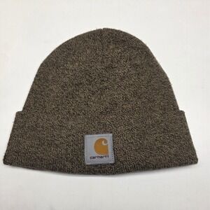 Carhartt A18 Brown Marl Acrylic Watch Hat Beanie Knit Cap One Size S23
